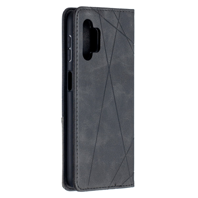 For Samsung Galaxy A32 5G Prismatic Invisible Magnetic Horizontal Flip Leather Case with Holder & Card Slots & Photo Frame