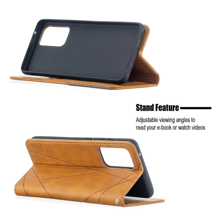 For Samsung Galaxy A52 5G / 4G Prismatic Invisible Magnetic Horizontal Flip Leather Case with Holder & Card Slots & Photo Frame