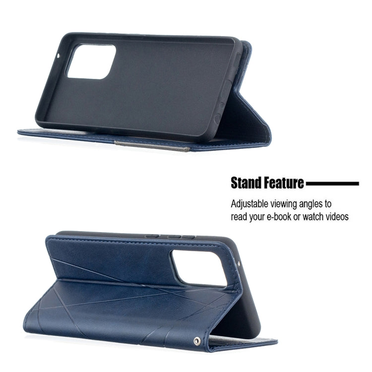 For Samsung Galaxy A52 5G / 4G Prismatic Invisible Magnetic Horizontal Flip Leather Case with Holder & Card Slots & Photo Frame