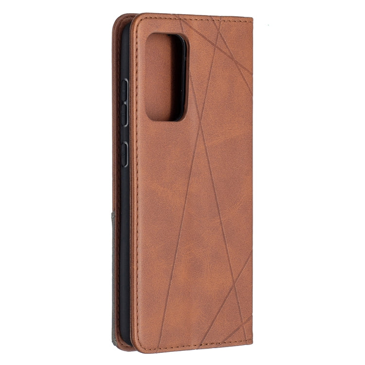 For Samsung Galaxy A52 5G / 4G Prismatic Invisible Magnetic Horizontal Flip Leather Case with Holder & Card Slots & Photo Frame