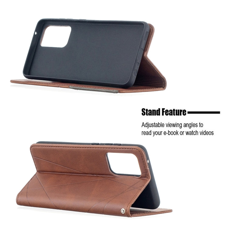 For Samsung Galaxy A52 5G / 4G Prismatic Invisible Magnetic Horizontal Flip Leather Case with Holder & Card Slots & Photo Frame