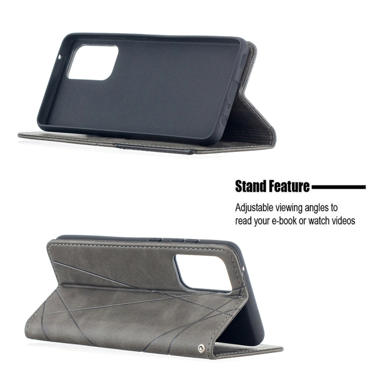 For Samsung Galaxy A52 5G / 4G Prismatic Invisible Magnetic Horizontal Flip Leather Case with Holder & Card Slots & Photo Frame