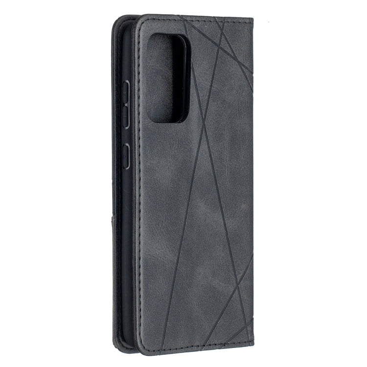For Samsung Galaxy A52 5G / 4G Prismatic Invisible Magnetic Horizontal Flip Leather Case with Holder & Card Slots & Photo Frame