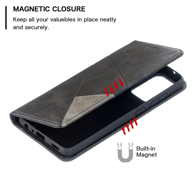 For Samsung Galaxy A52 5G / 4G Prismatic Invisible Magnetic Horizontal Flip Leather Case with Holder & Card Slots & Photo Frame