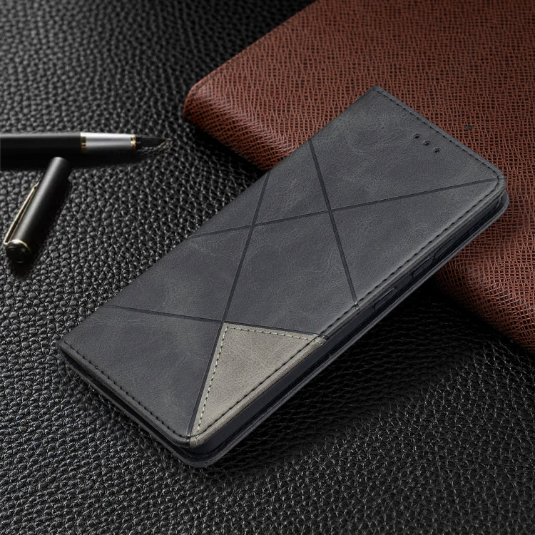 For Samsung Galaxy A52 5G / 4G Prismatic Invisible Magnetic Horizontal Flip Leather Case with Holder & Card Slots & Photo Frame