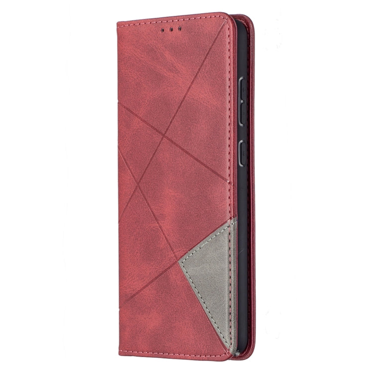 For Samsung Galaxy A72 5G / 4G Prismatic Invisible Magnetic Horizontal Flip Leather Case with Holder & Card Slots & Photo Frame