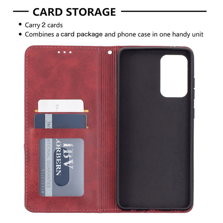 For Samsung Galaxy A72 5G / 4G Prismatic Invisible Magnetic Horizontal Flip Leather Case with Holder & Card Slots & Photo Frame