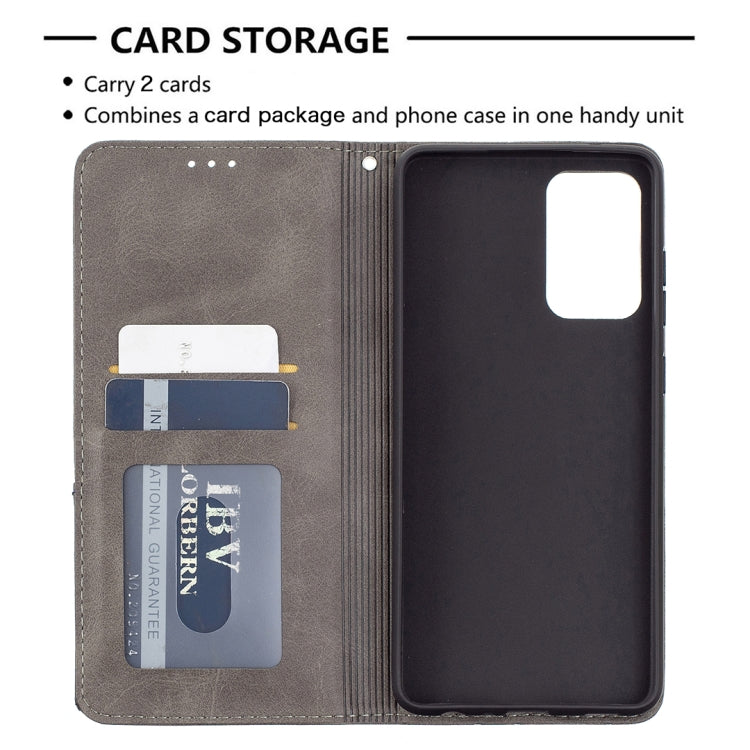 For Samsung Galaxy A72 5G / 4G Prismatic Invisible Magnetic Horizontal Flip Leather Case with Holder & Card Slots & Photo Frame