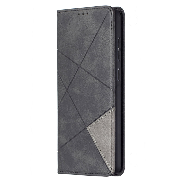 For Samsung Galaxy A72 5G / 4G Prismatic Invisible Magnetic Horizontal Flip Leather Case with Holder & Card Slots & Photo Frame