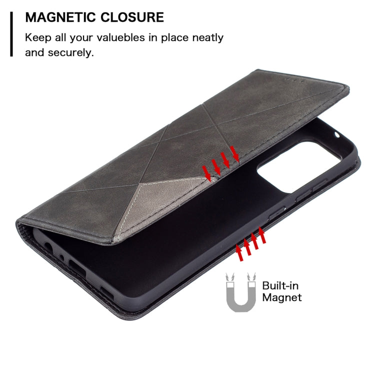 For Samsung Galaxy A72 5G / 4G Prismatic Invisible Magnetic Horizontal Flip Leather Case with Holder & Card Slots & Photo Frame