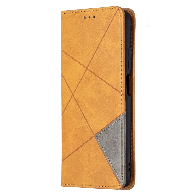 For Xiaomi Poco M3 Prismatic Invisible Magnetic Horizontal Flip Leather Case with Holder & Card Slots & Photo Frame