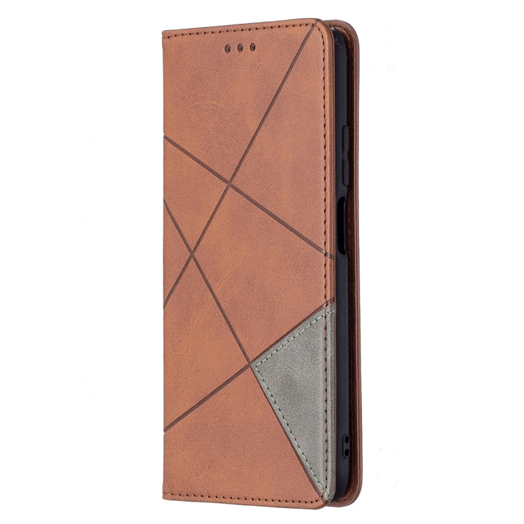 For Xiaomi Poco M3 Prismatic Invisible Magnetic Horizontal Flip Leather Case with Holder & Card Slots & Photo Frame