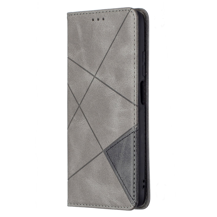 For Xiaomi Poco M3 Prismatic Invisible Magnetic Horizontal Flip Leather Case with Holder & Card Slots & Photo Frame