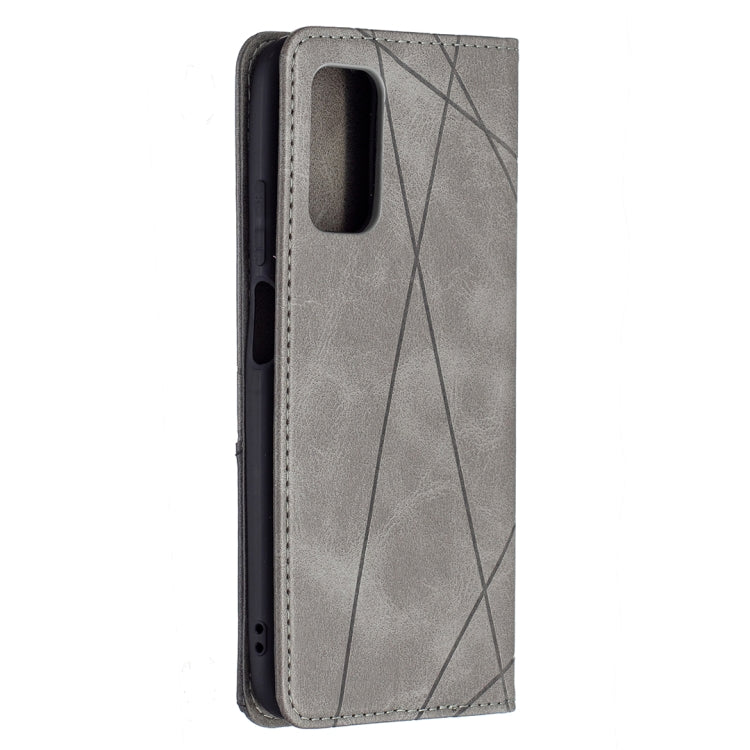 For Xiaomi Poco M3 Prismatic Invisible Magnetic Horizontal Flip Leather Case with Holder & Card Slots & Photo Frame