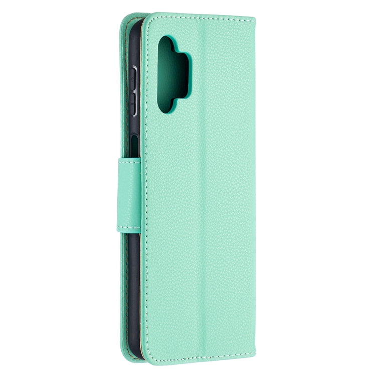 For Samsung Galaxy A32 5G Litchi Texture Pure Color Horizontal Flip PU Leather Case with Holder & Card Slots & Wallet & Lanyard