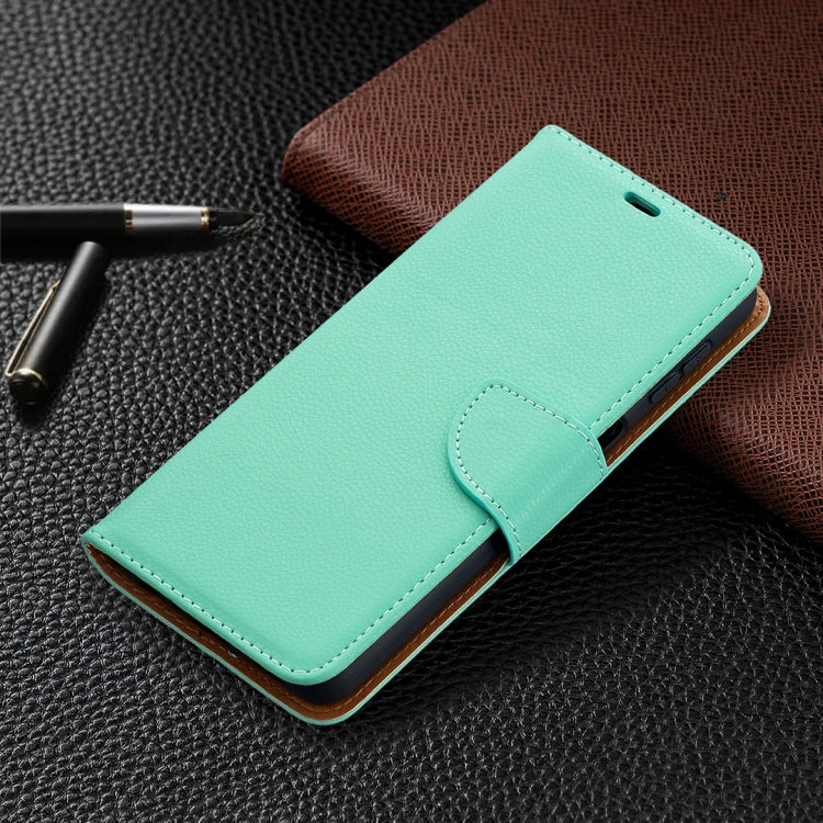 For Samsung Galaxy A32 5G Litchi Texture Pure Color Horizontal Flip PU Leather Case with Holder & Card Slots & Wallet & Lanyard