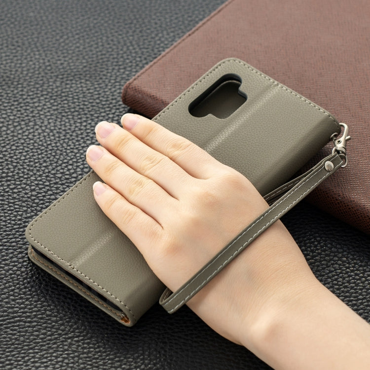For Samsung Galaxy A32 5G Litchi Texture Pure Color Horizontal Flip PU Leather Case with Holder & Card Slots & Wallet & Lanyard