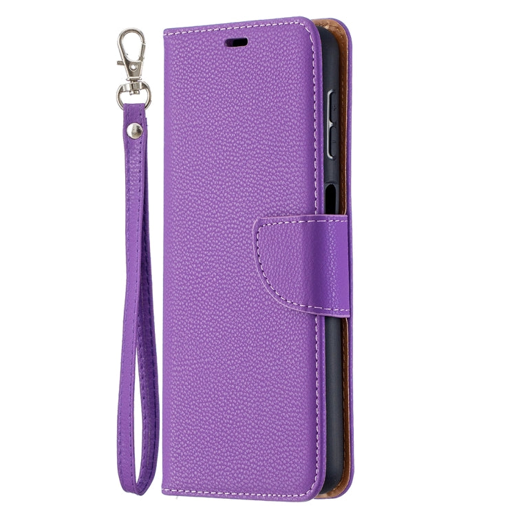 For Samsung Galaxy A32 5G Litchi Texture Pure Color Horizontal Flip PU Leather Case with Holder & Card Slots & Wallet & Lanyard