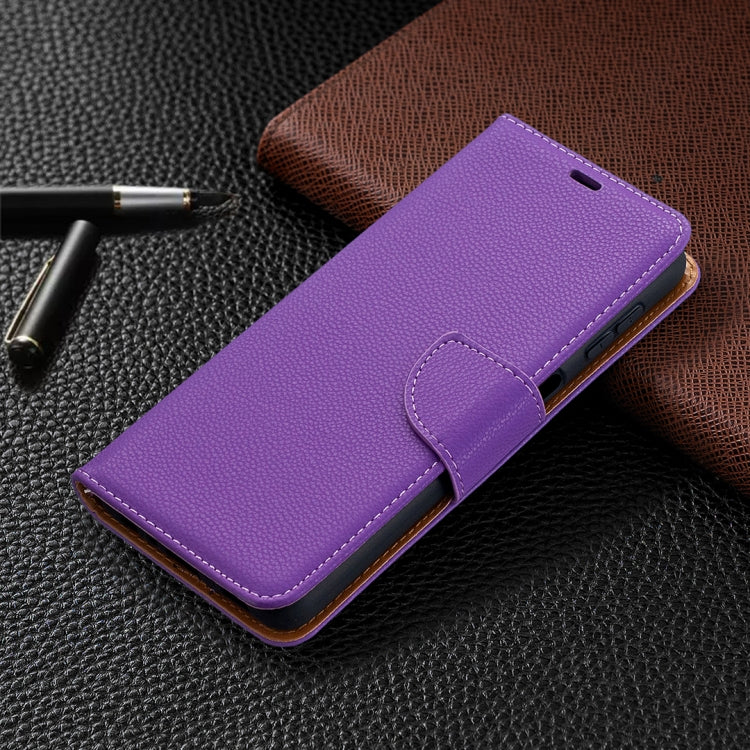 For Samsung Galaxy A32 5G Litchi Texture Pure Color Horizontal Flip PU Leather Case with Holder & Card Slots & Wallet & Lanyard