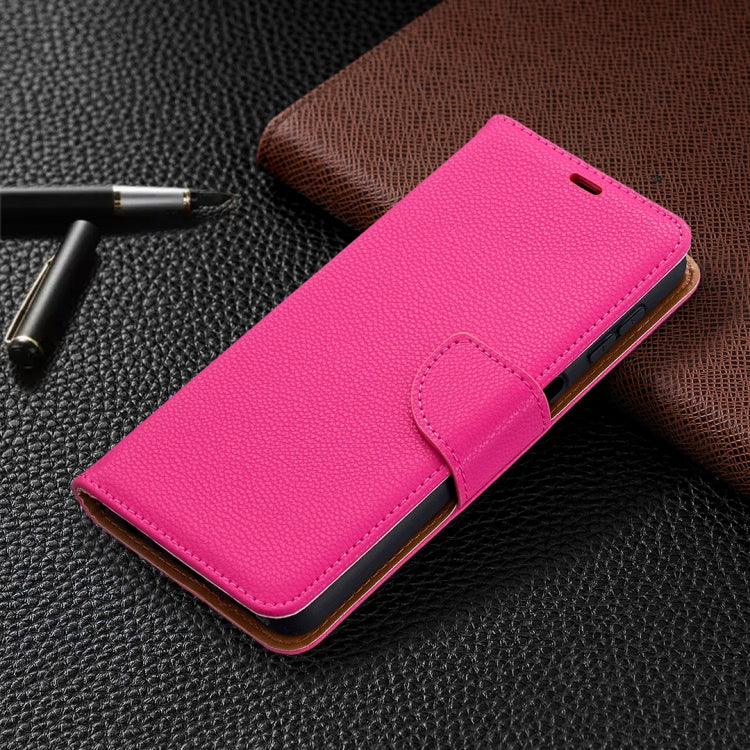 For Samsung Galaxy A32 5G Litchi Texture Pure Color Horizontal Flip PU Leather Case with Holder & Card Slots & Wallet & Lanyard