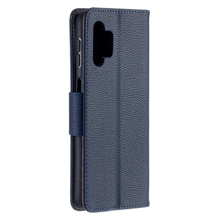For Samsung Galaxy A32 5G Litchi Texture Pure Color Horizontal Flip PU Leather Case with Holder & Card Slots & Wallet & Lanyard