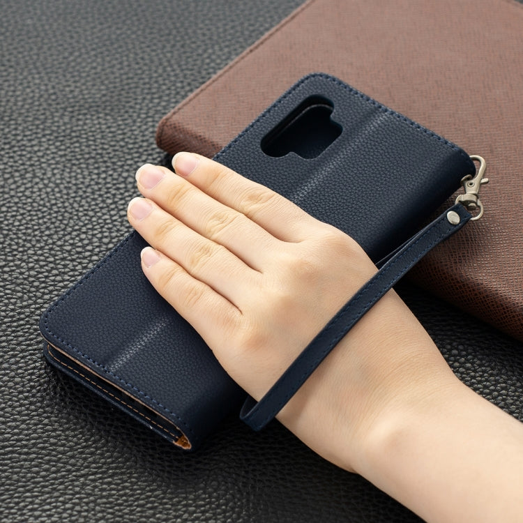 For Samsung Galaxy A32 5G Litchi Texture Pure Color Horizontal Flip PU Leather Case with Holder & Card Slots & Wallet & Lanyard