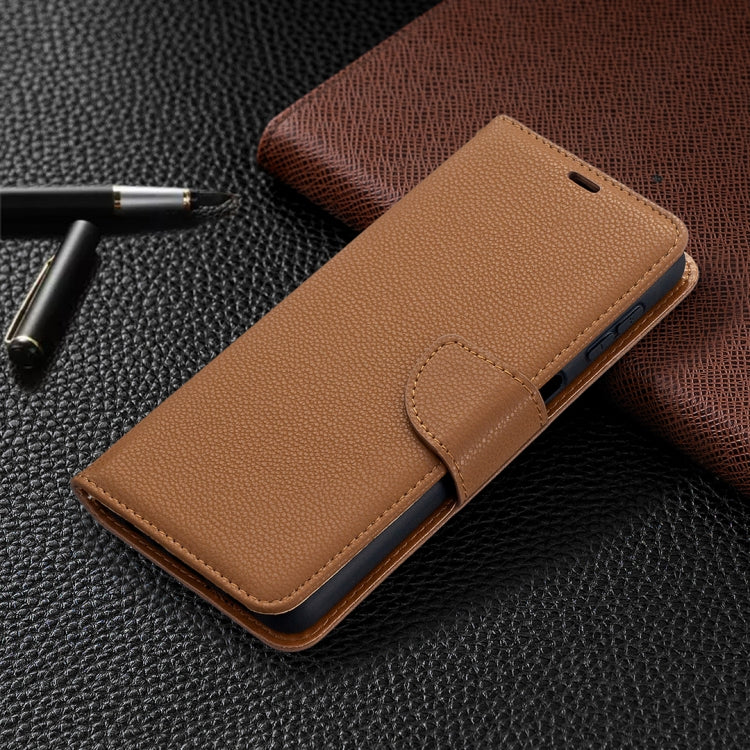 For Samsung Galaxy A32 5G Litchi Texture Pure Color Horizontal Flip PU Leather Case with Holder & Card Slots & Wallet & Lanyard