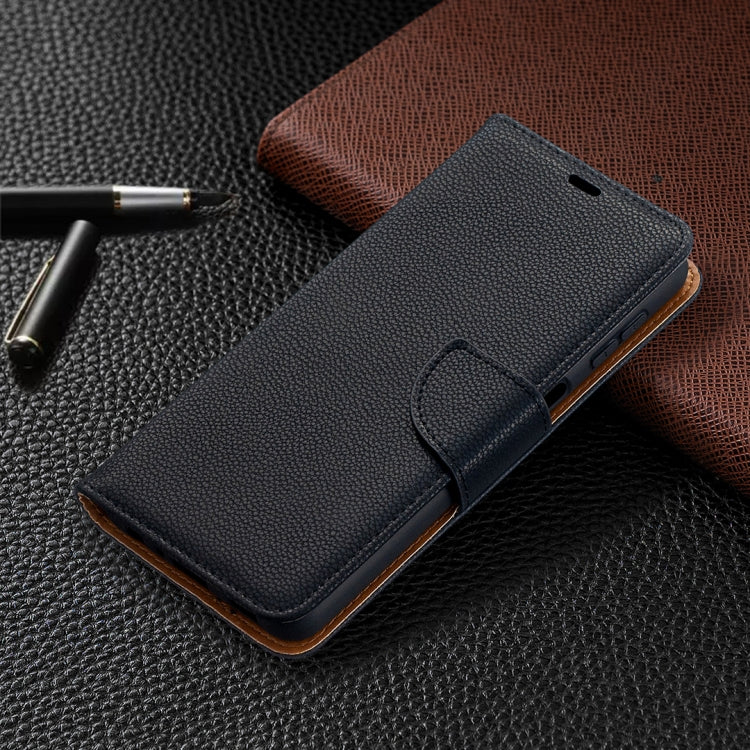 For Samsung Galaxy A32 5G Litchi Texture Pure Color Horizontal Flip PU Leather Case with Holder & Card Slots & Wallet & Lanyard