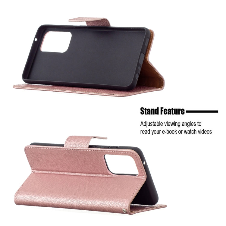 For Samsung Galaxy A72 5G Litchi Texture Pure Color Horizontal Flip PU Leather Case with Holder & Card Slots & Wallet & Lanyard