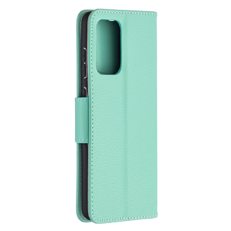 For Samsung Galaxy A72 5G Litchi Texture Pure Color Horizontal Flip PU Leather Case with Holder & Card Slots & Wallet & Lanyard