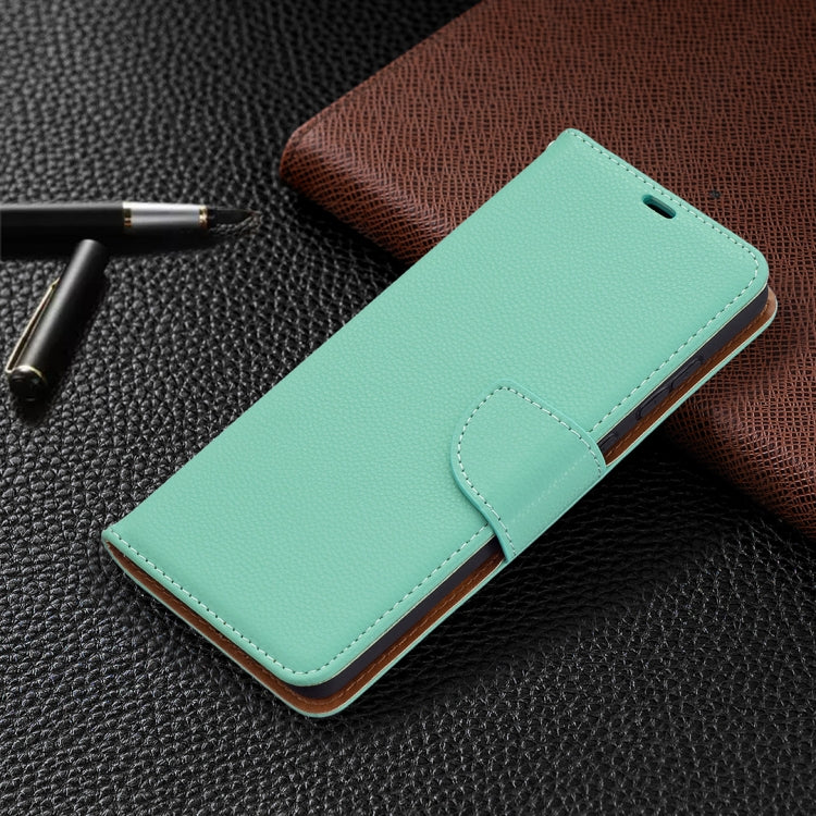 For Samsung Galaxy A72 5G Litchi Texture Pure Color Horizontal Flip PU Leather Case with Holder & Card Slots & Wallet & Lanyard