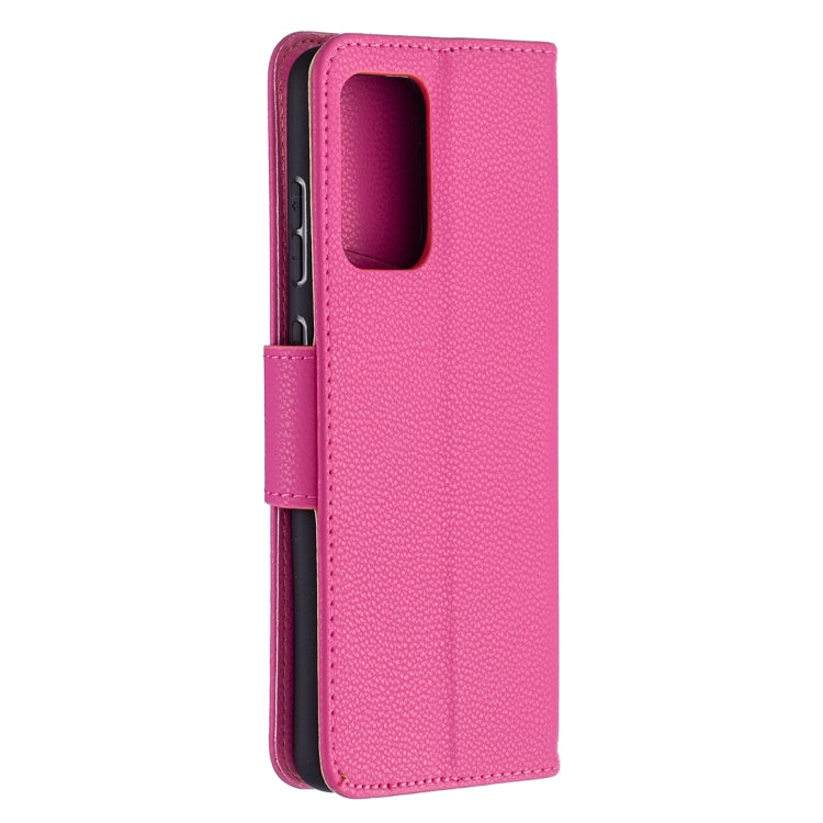 For Samsung Galaxy A72 5G Litchi Texture Pure Color Horizontal Flip PU Leather Case with Holder & Card Slots & Wallet & Lanyard