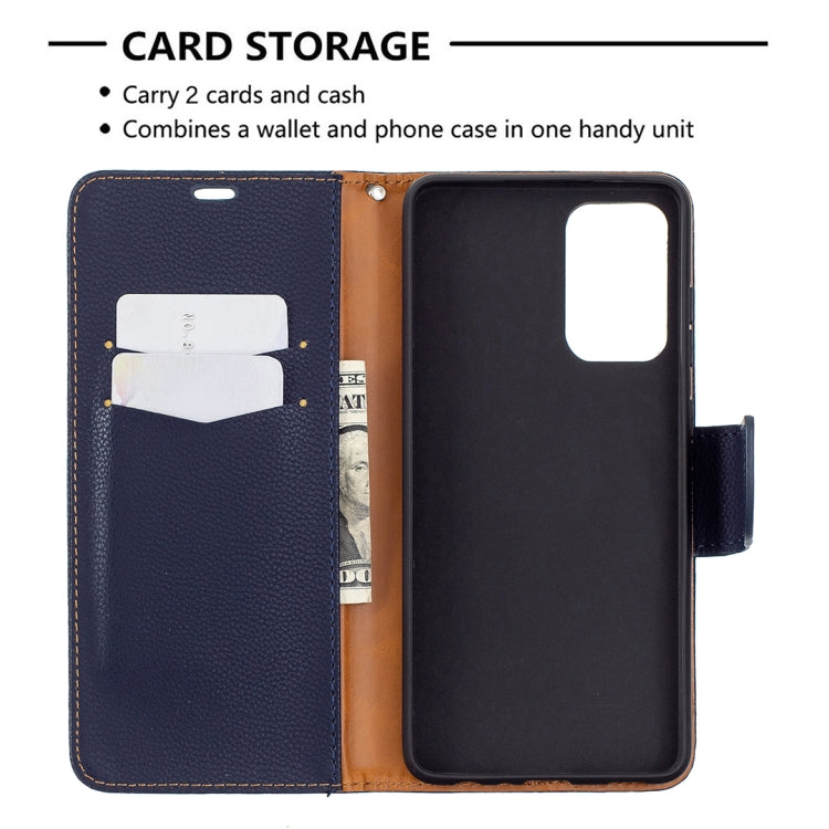 For Samsung Galaxy A72 5G Litchi Texture Pure Color Horizontal Flip PU Leather Case with Holder & Card Slots & Wallet & Lanyard