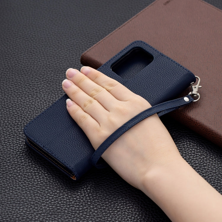 For Samsung Galaxy A72 5G Litchi Texture Pure Color Horizontal Flip PU Leather Case with Holder & Card Slots & Wallet & Lanyard