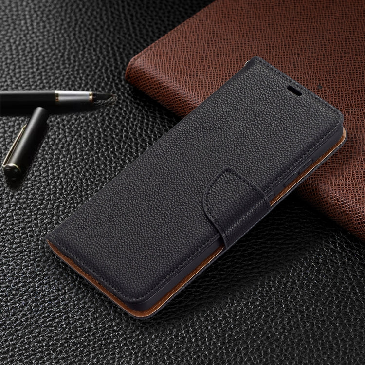 For Samsung Galaxy A72 5G Litchi Texture Pure Color Horizontal Flip PU Leather Case with Holder & Card Slots & Wallet & Lanyard