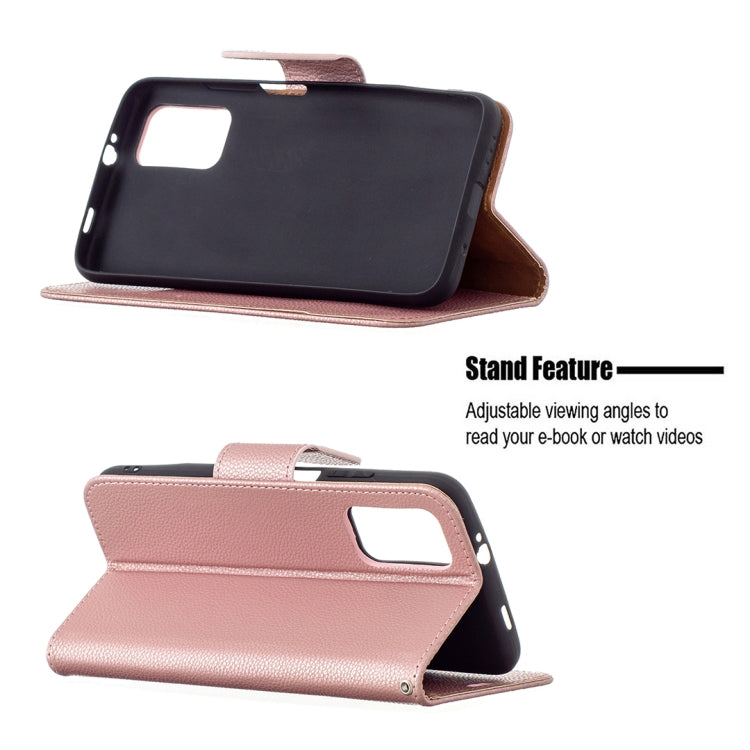 For Xiaomi Poco M3 Litchi Texture Pure Color Horizontal Flip PU Leather Case with Holder & Card Slots & Wallet & Lanyard