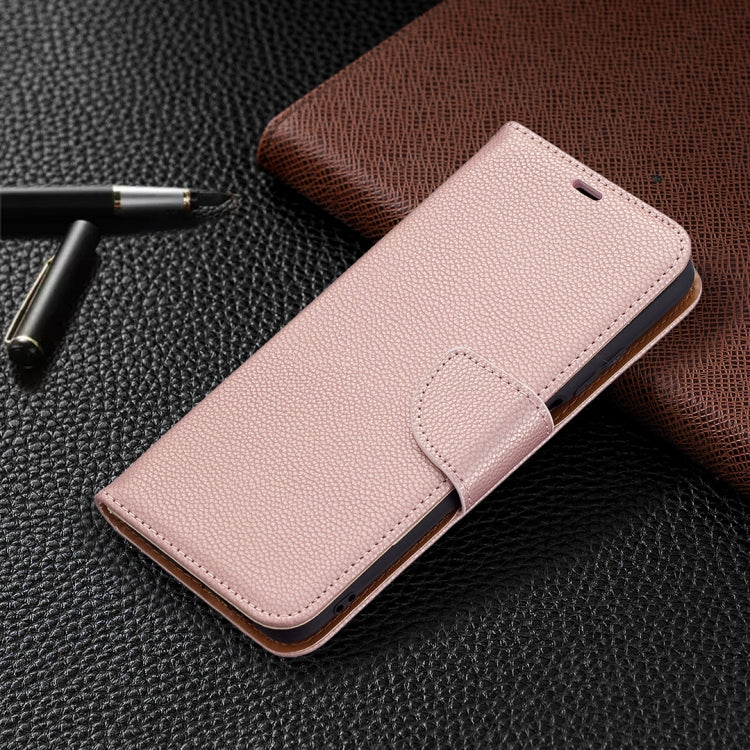 For Xiaomi Poco M3 Litchi Texture Pure Color Horizontal Flip PU Leather Case with Holder & Card Slots & Wallet & Lanyard