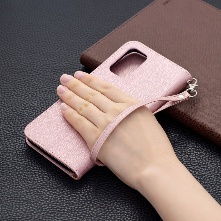 For Xiaomi Poco M3 Litchi Texture Pure Color Horizontal Flip PU Leather Case with Holder & Card Slots & Wallet & Lanyard