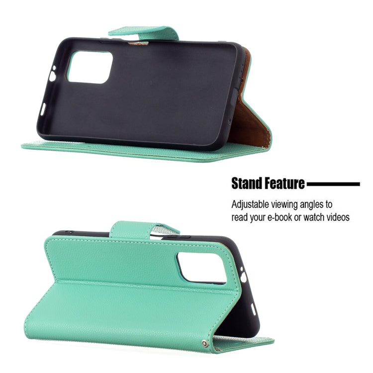 For Xiaomi Poco M3 Litchi Texture Pure Color Horizontal Flip PU Leather Case with Holder & Card Slots & Wallet & Lanyard