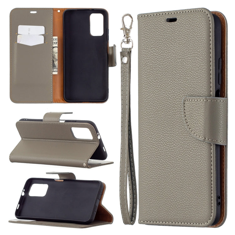 For Xiaomi Poco M3 Litchi Texture Pure Color Horizontal Flip PU Leather Case with Holder & Card Slots & Wallet & Lanyard