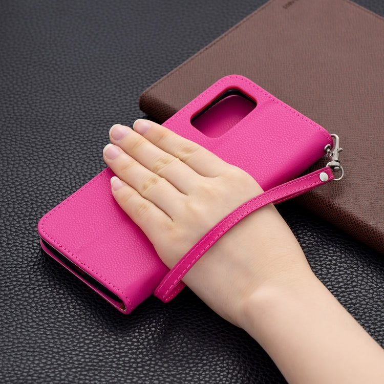 For Xiaomi Poco M3 Litchi Texture Pure Color Horizontal Flip PU Leather Case with Holder & Card Slots & Wallet & Lanyard