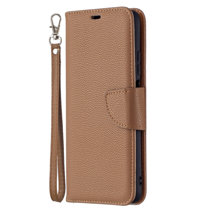 For Xiaomi Poco M3 Litchi Texture Pure Color Horizontal Flip PU Leather Case with Holder & Card Slots & Wallet & Lanyard