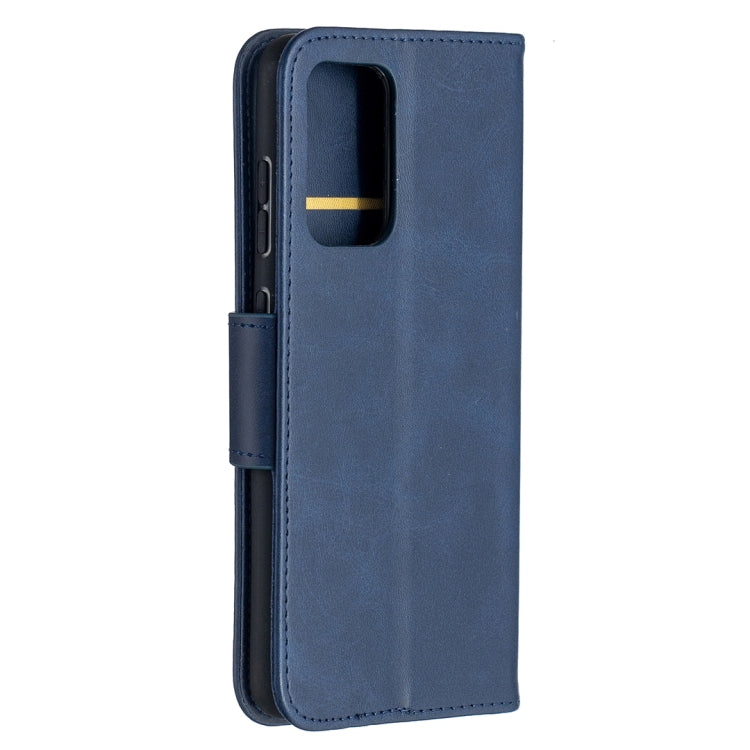 For Samsung Galaxy A52 5G Retro Lambskin Texture Pure Color Horizontal Flip PU Leather Case with Holder & Card Slots & Wallet & Lanyard
