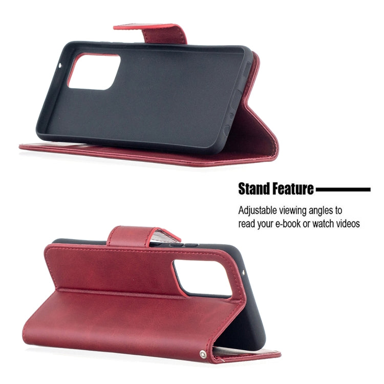 For Samsung Galaxy A52 5G Retro Lambskin Texture Pure Color Horizontal Flip PU Leather Case with Holder & Card Slots & Wallet & Lanyard