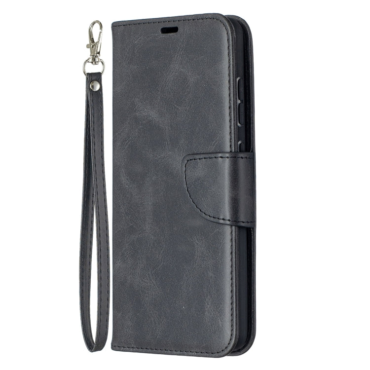 For Samsung Galaxy A52 5G Retro Lambskin Texture Pure Color Horizontal Flip PU Leather Case with Holder & Card Slots & Wallet & Lanyard