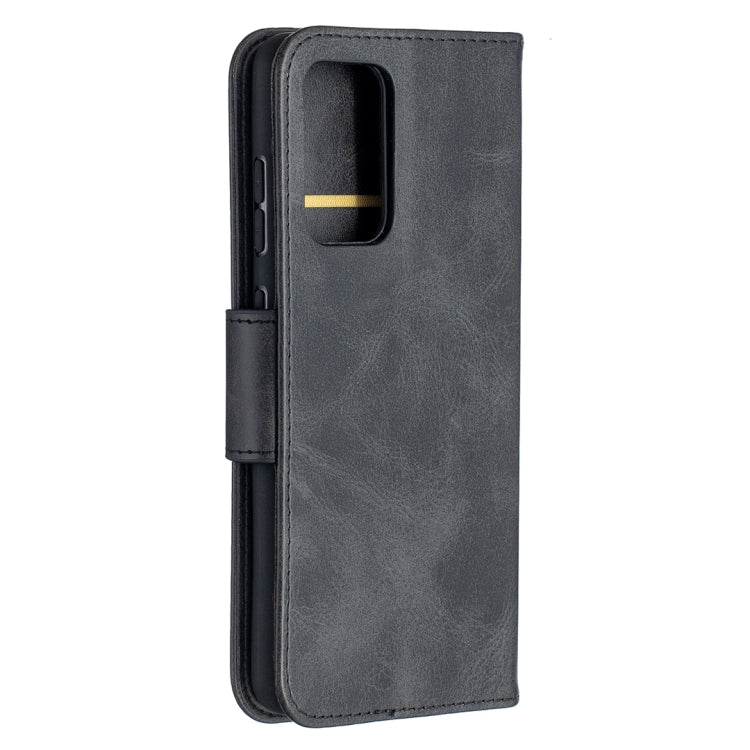 For Samsung Galaxy A52 5G Retro Lambskin Texture Pure Color Horizontal Flip PU Leather Case with Holder & Card Slots & Wallet & Lanyard