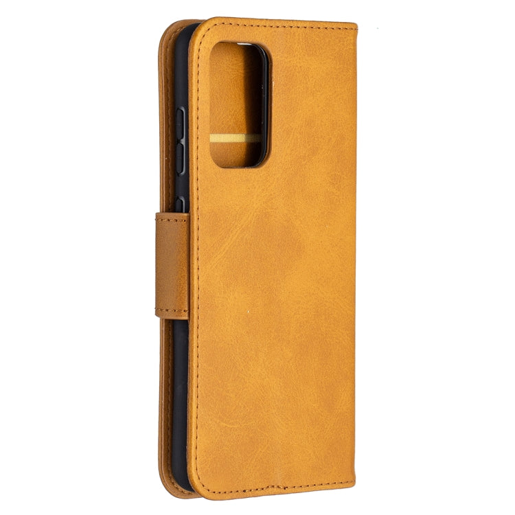 For Samsung Galaxy A52 5G Retro Lambskin Texture Pure Color Horizontal Flip PU Leather Case with Holder & Card Slots & Wallet & Lanyard