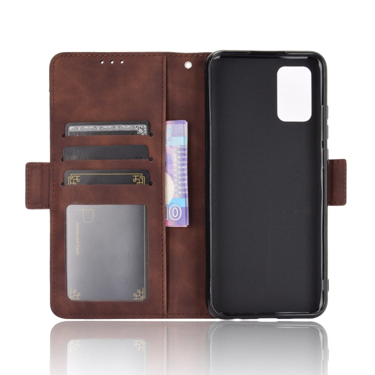 For Samsung Galaxy A02s Skin Feel Calf Pattern Horizontal Flip Leather Case with Holder & Card Slots & Photo Frame