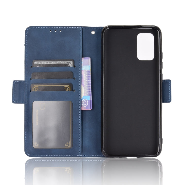 For Samsung Galaxy A02s Skin Feel Calf Pattern Horizontal Flip Leather Case with Holder & Card Slots & Photo Frame