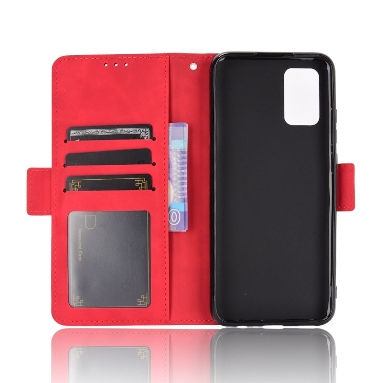 For Samsung Galaxy A02s Skin Feel Calf Pattern Horizontal Flip Leather Case with Holder & Card Slots & Photo Frame